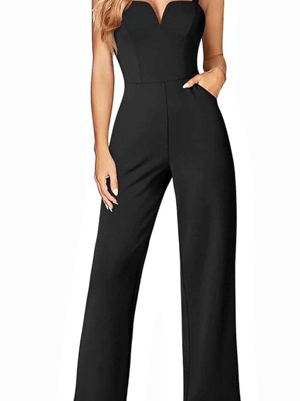 Black Wide Leg Jumpsuit